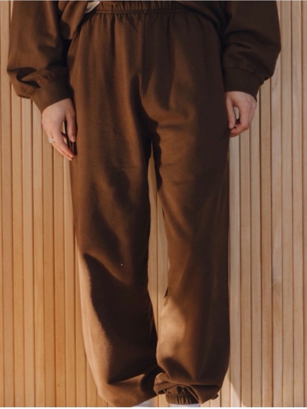 Daily Drills brown joggers